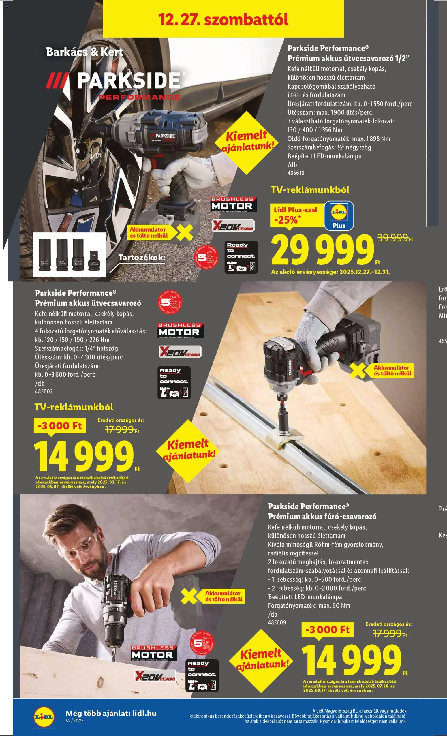 Lidl akciós ujság - amely érvényes a következő dátumtól: 27.12.2025 | Oldal: 28 | Termékek: Parkside, Akkumulátor, Töltő, Kefe
