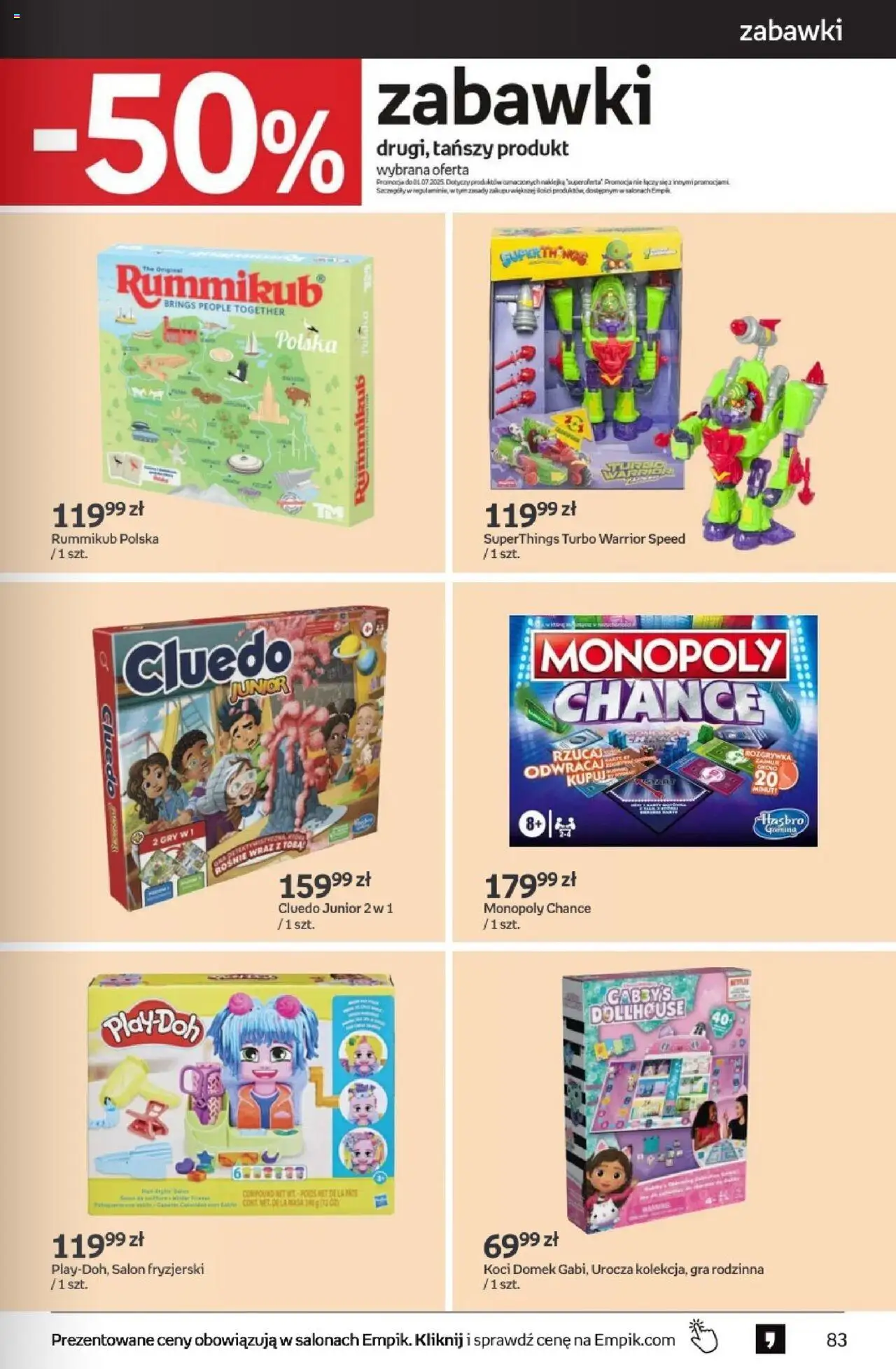 Empik promocje od 18.06.2025 | Strona: 83 | Produkty: Gra, Gry