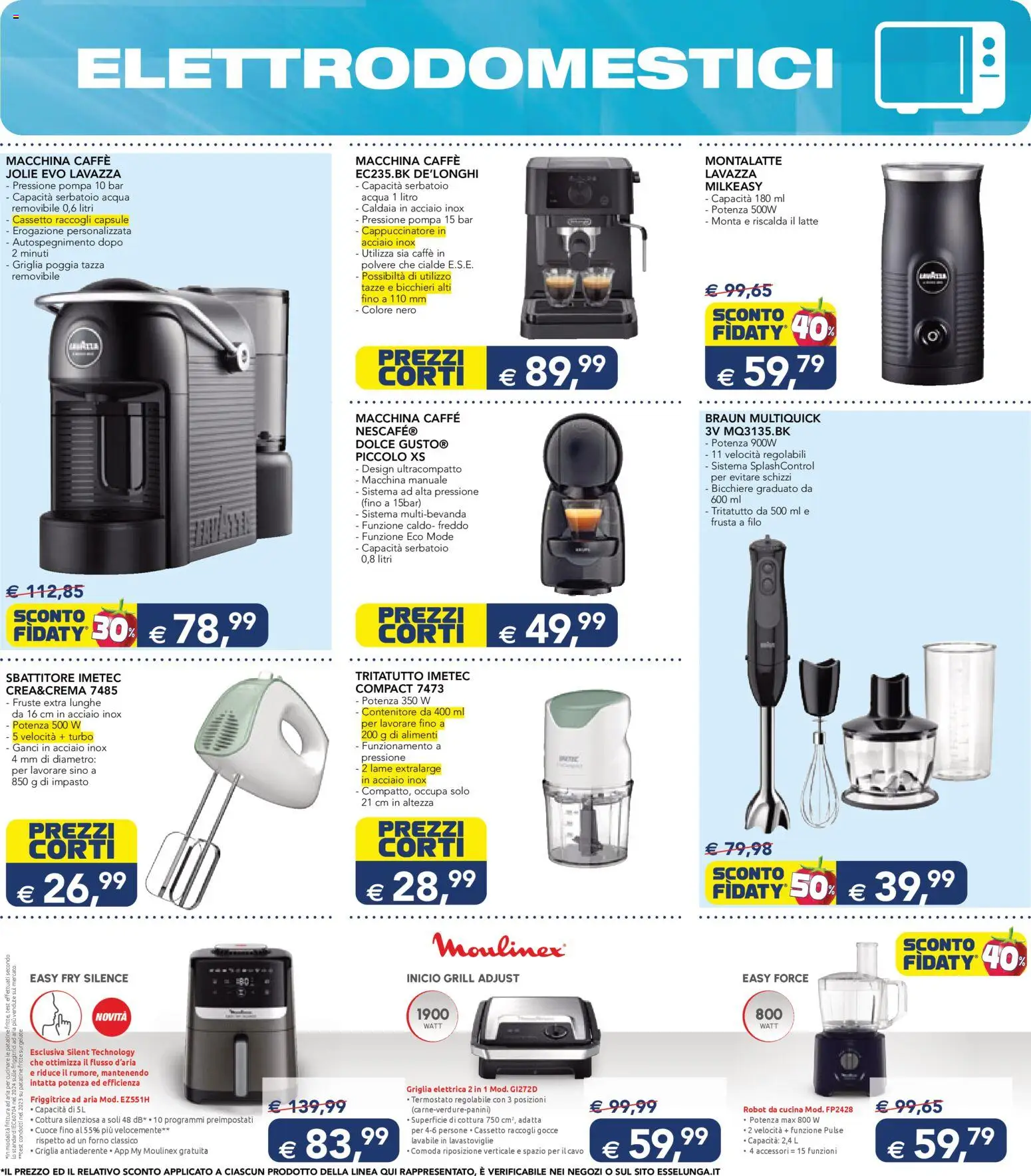 Volantino Esselunga S del 01.12.2025 | Pagina: 11 | Prodotti: Friggitrice ad aria, Sbattitore, Forno, Friggitrice