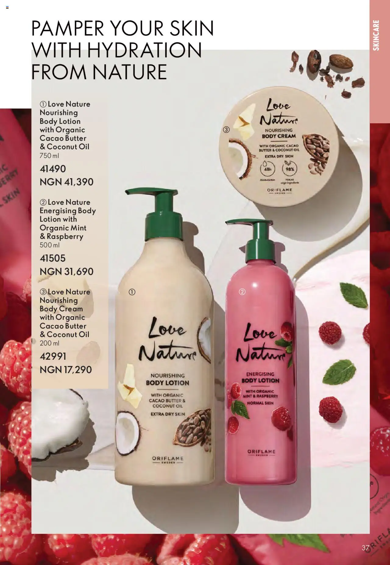 Oriflame - Catalogue  valid from 01.07.2025 | Page: 37 | Products: Cream, Odstranjivač mrlja, Oil, Raspberry