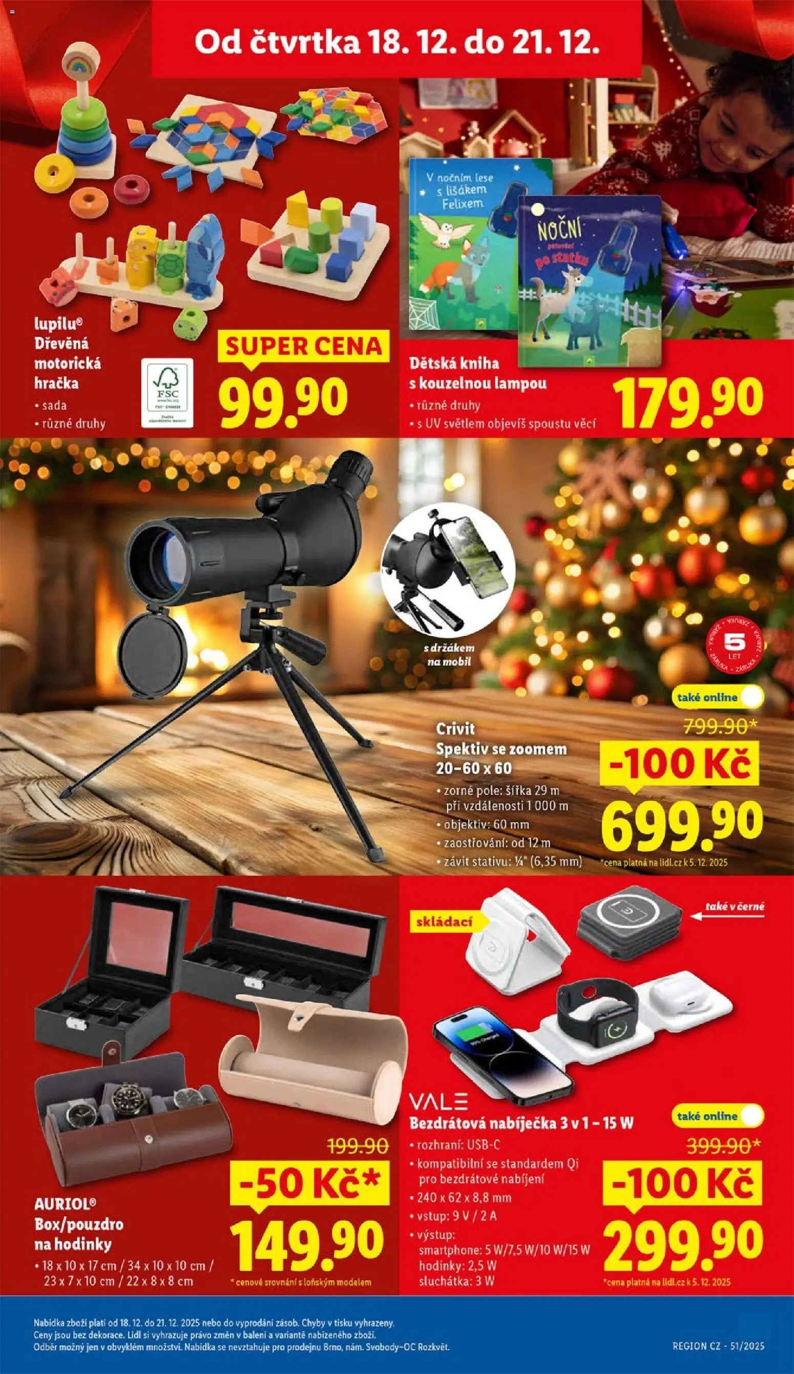 Lidl leták - Spotřební zboží od 15.12.2025 | Strana: 25 | Produkty: Kniha, Box, Smartphone, Hodinky