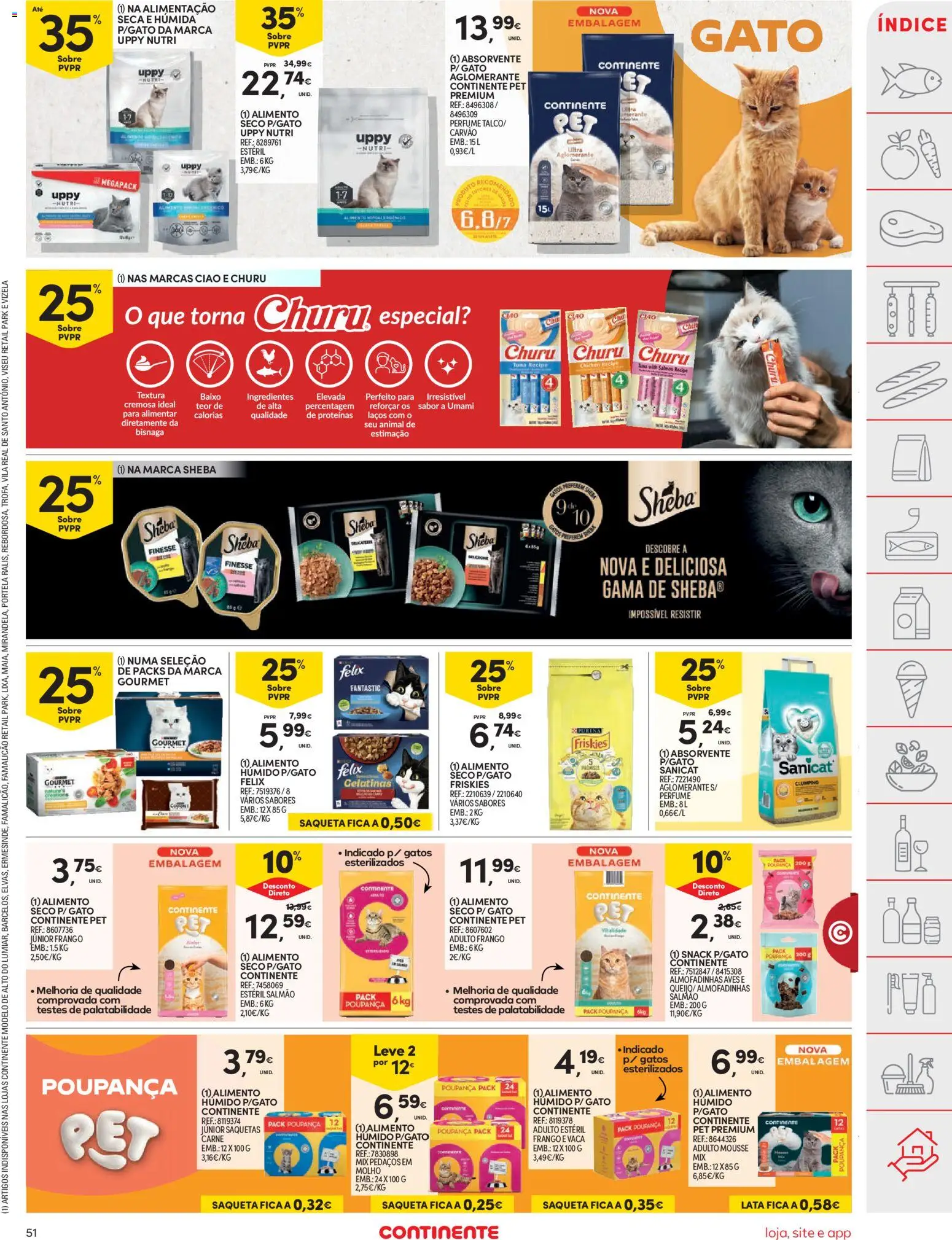 Continente folheto │ válido de 03.02.2026 | Página: 51 | Produtos: Frango, Perfume, Salmão, Carne