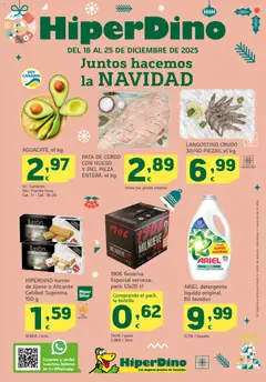 Vista previa HiperDino folleto válido desde el 18.12.2025