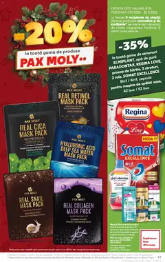 Ofertele Kaufland valabile de la 05.11.2025 | Pagină: 47 | Produse: Serum, Raft, Apă de gură, Capsule pentru mașina de spălat