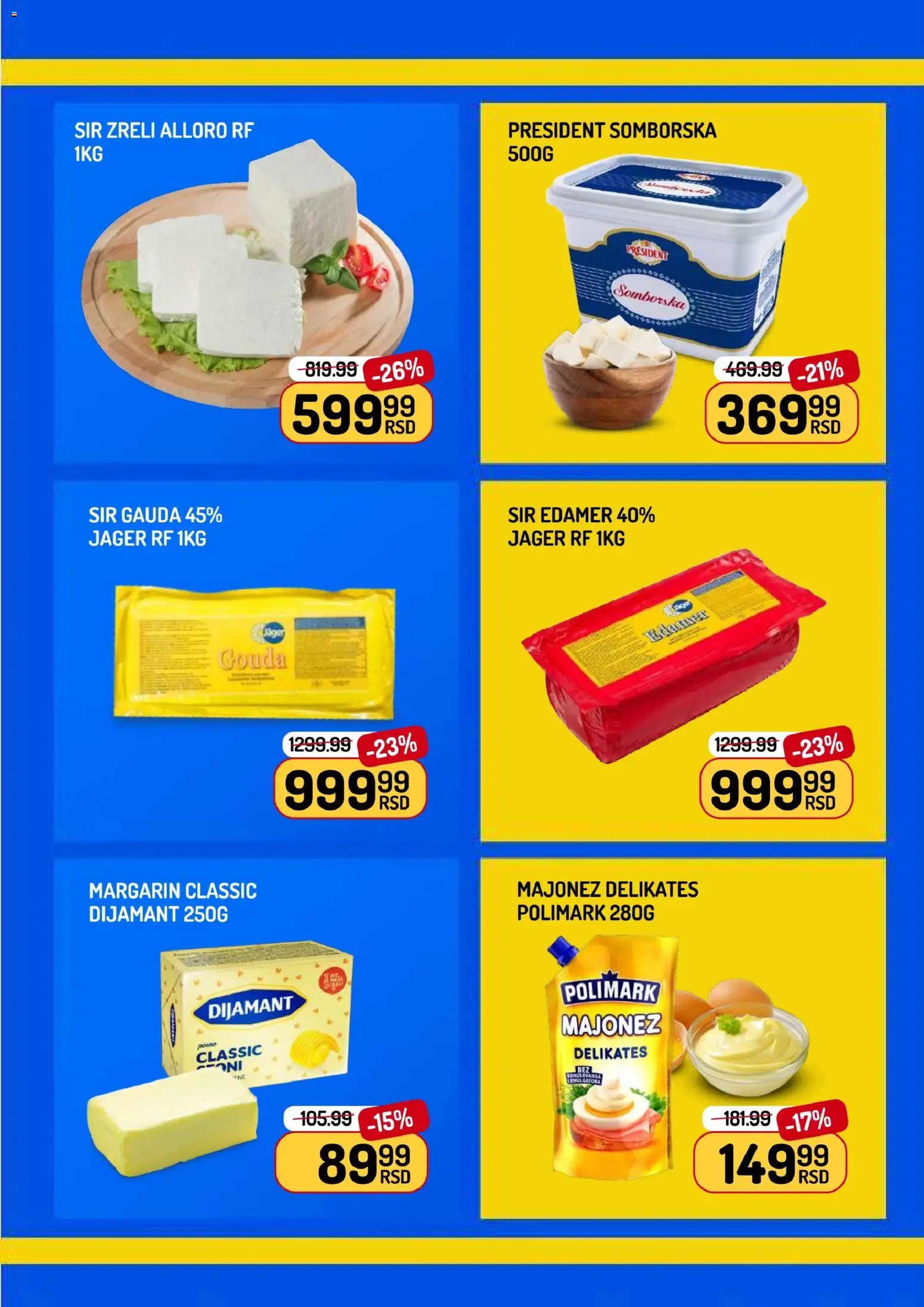 Aman katalog - važi od 06.03.2026 | Strana: 9 | Proizvode: Majonez, Gouda, Margarin, Sir