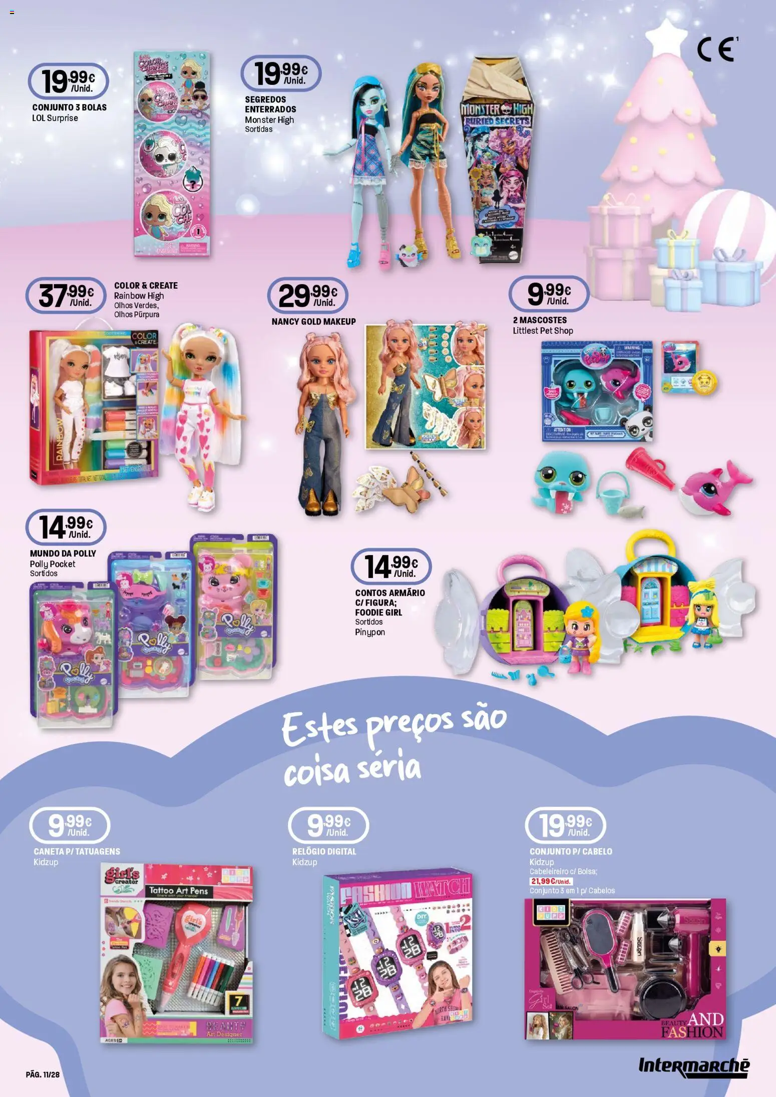 Intermarché - Brinquedos Super │ válido de 13.11.2025 | Página: 11 | Produtos: Relógio, Armário