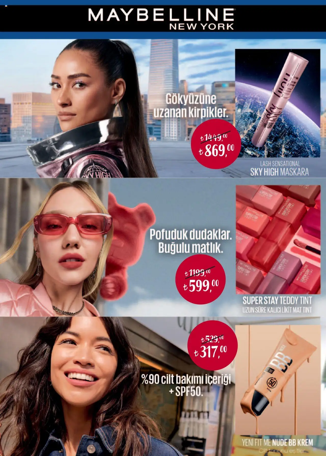Rossmann İndirim - 01.10.2025 tarihinden itibaren geçerlidir | Sayfa: 10 | Ürünler: Krem, BB krem