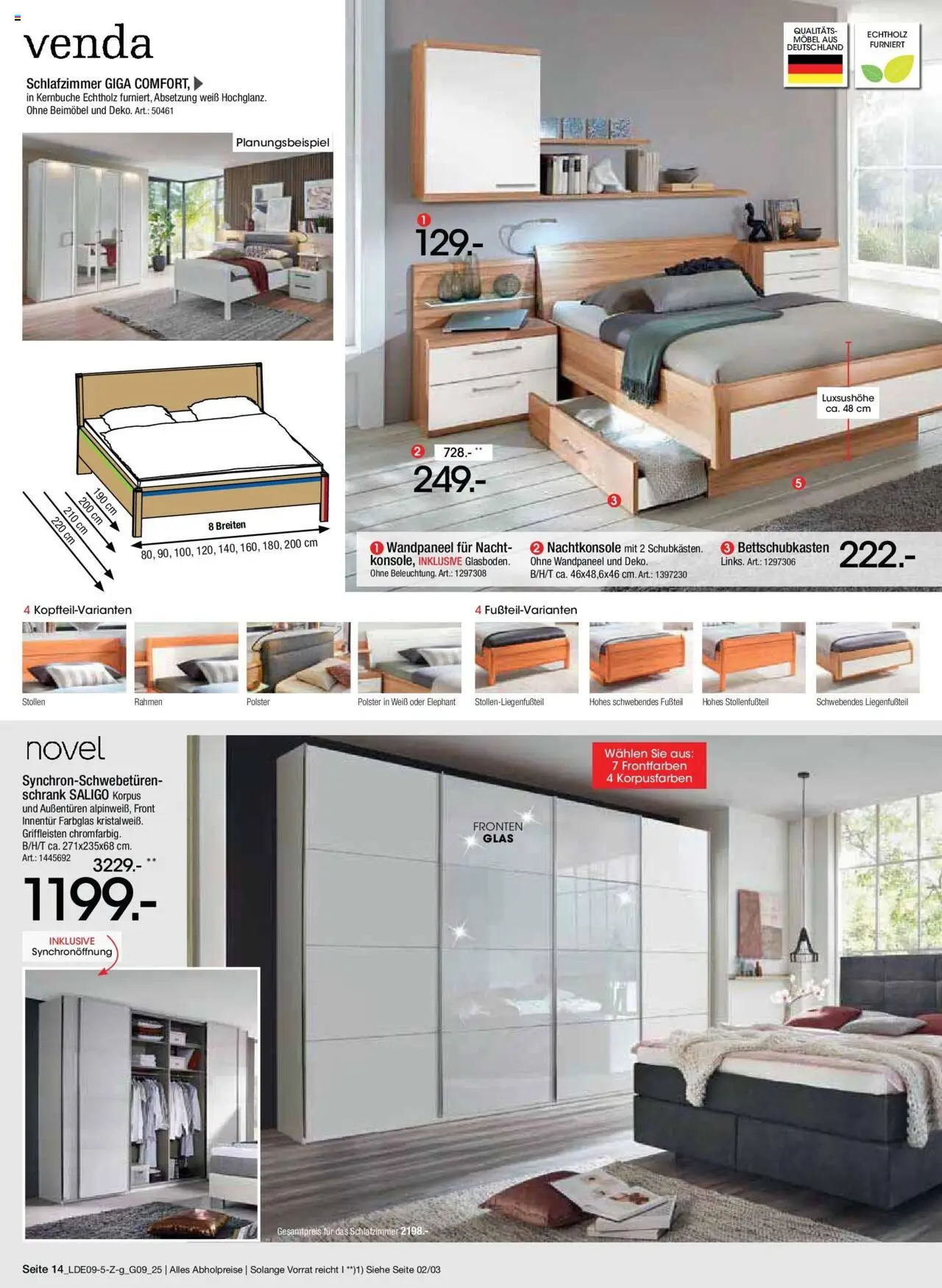 Zurbrüggen - Zurbrüggen: Prime Shopping week – gültig ab 12.09.2025 | Seite: 14 | Produkte: Schrank