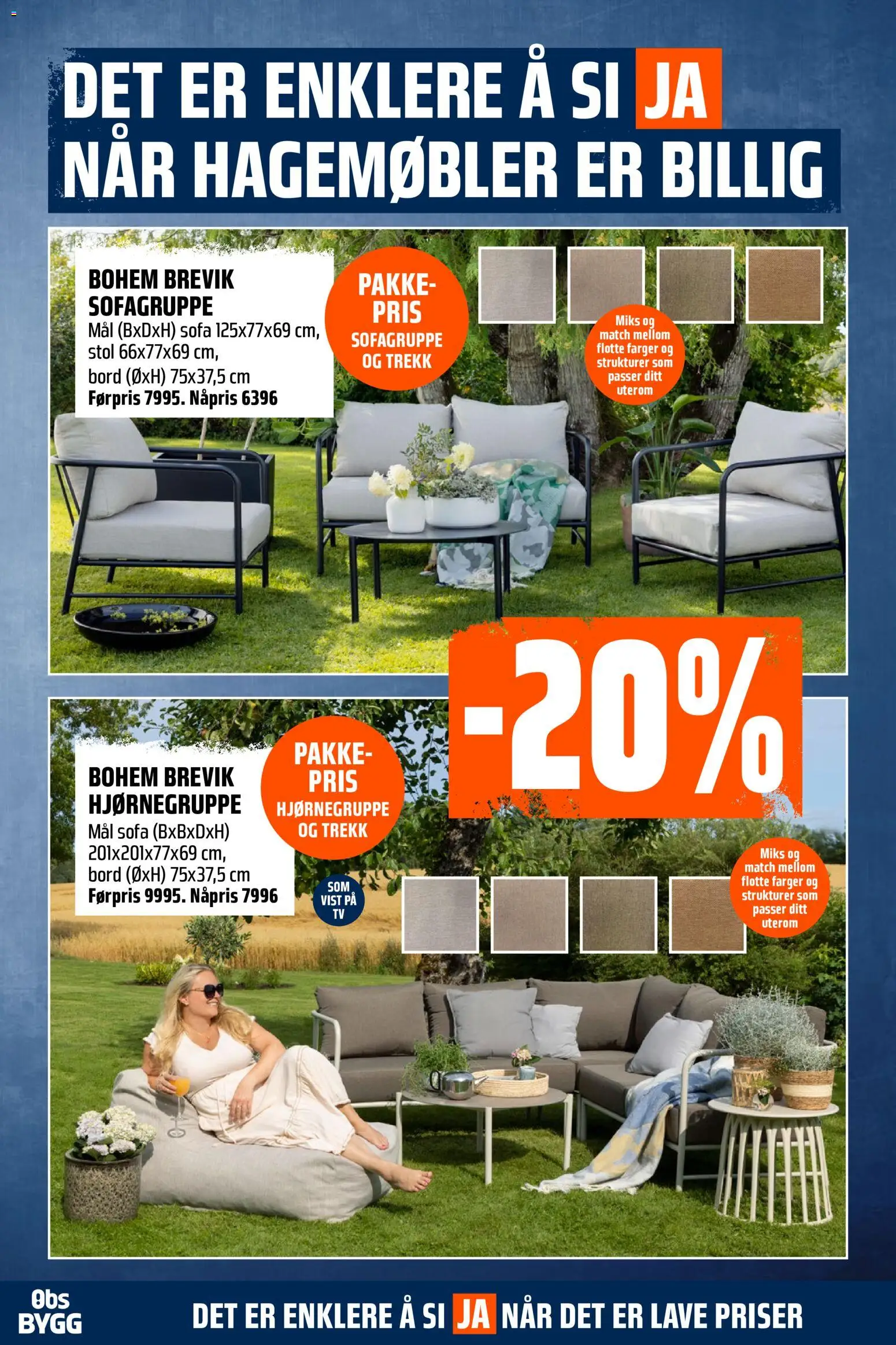 {H1} | Side: 18 | Produkter: Sofa, Bord, Stol, Hagemøbler