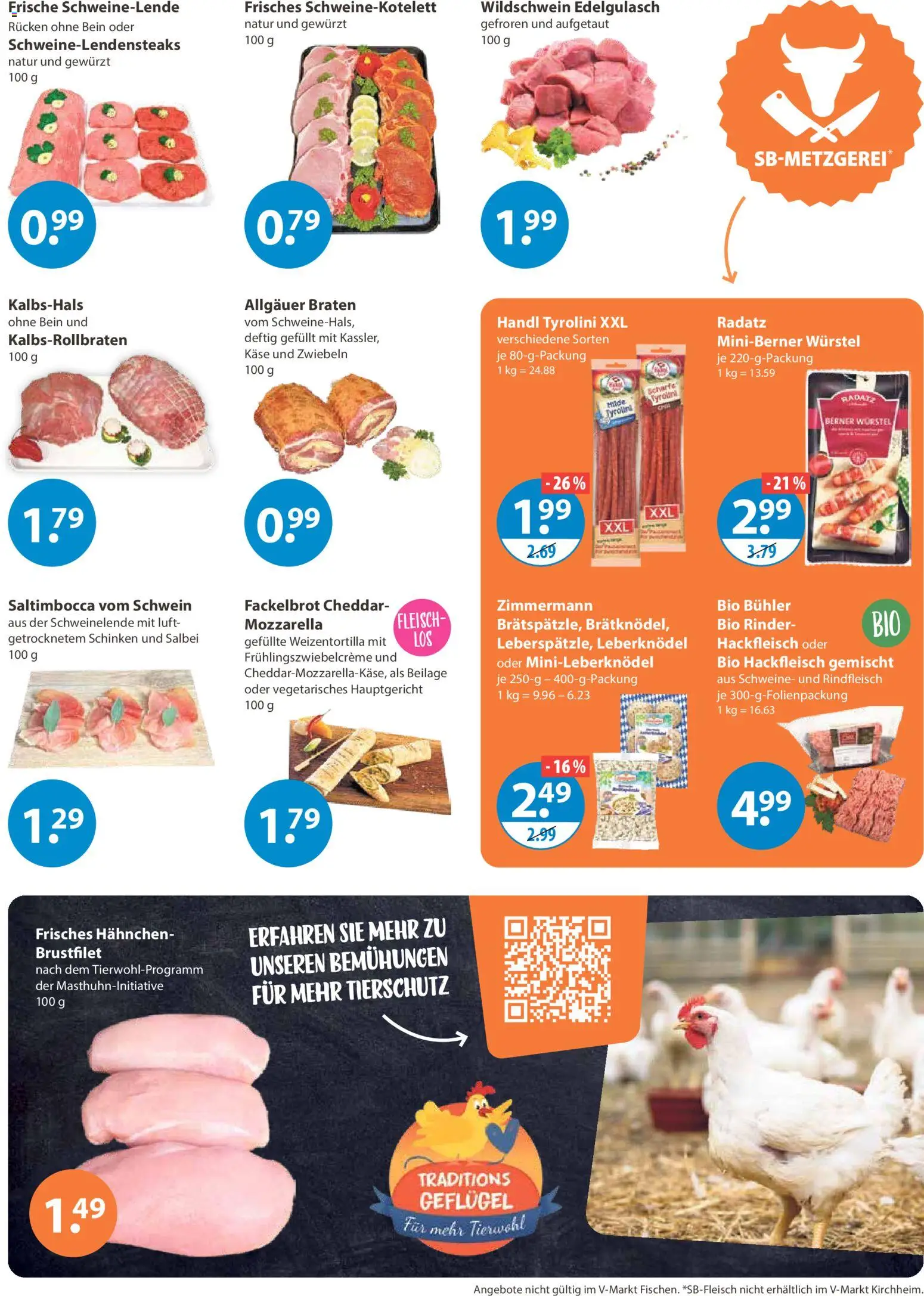 V-Markt - Schwaben / Oberbayern – gültig ab 26.02.2026 | Seite: 3 | Produkte: Käse, Mozzarella, Rindfleisch, Fleisch