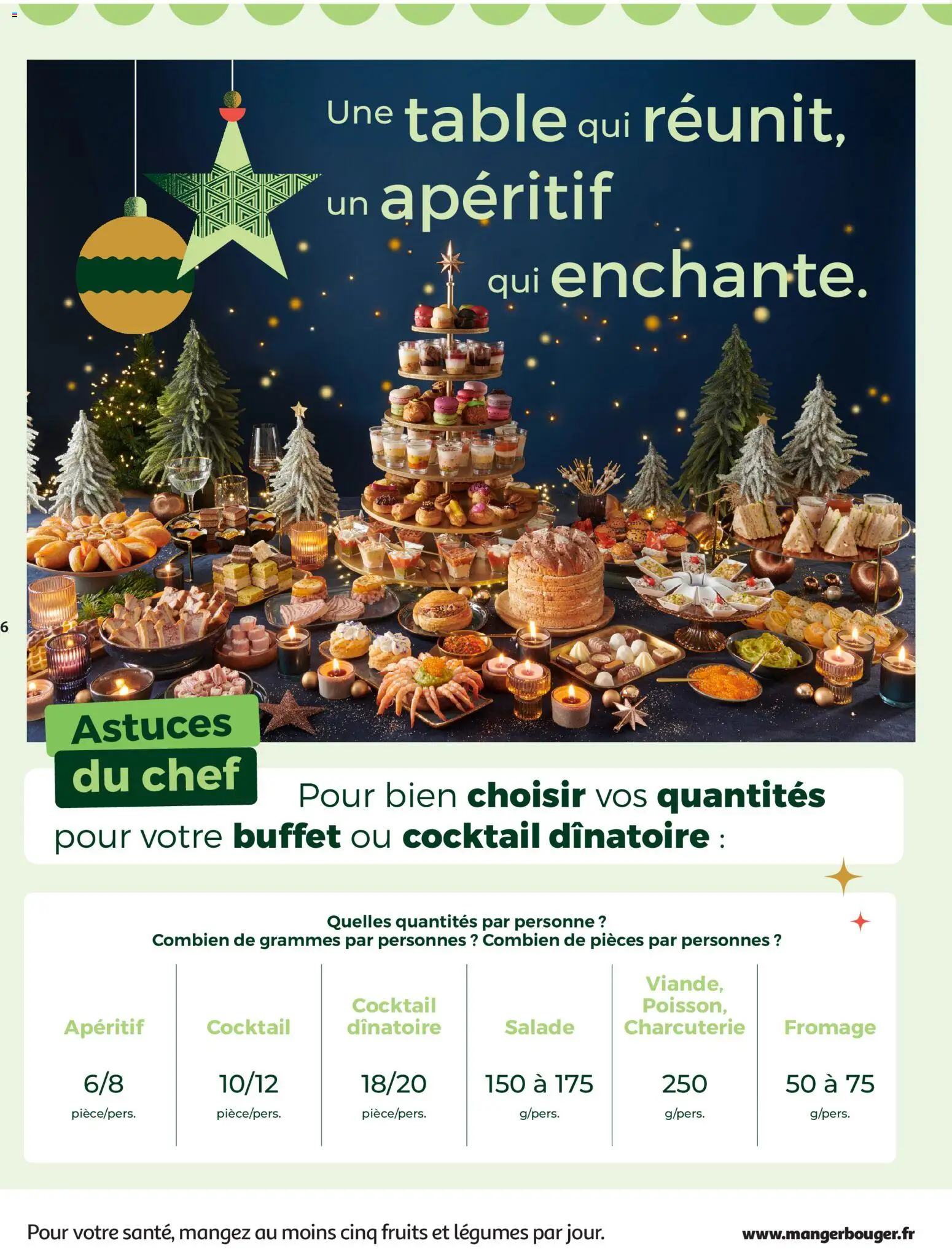 {H1} | Page: 6 | Produits: Salade, Table, Buffet, Fromage