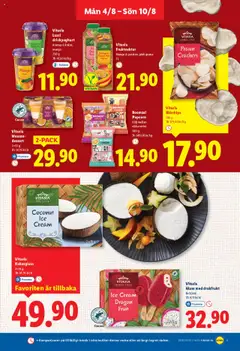 Lidl reklamblad aktuell från 04.08.2025 | Sida: 11 | Produkter: Mousse, Ananas, Mango, Popcorn