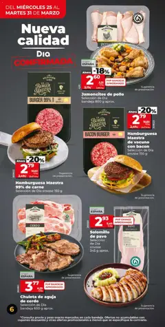 Vista previa Hamburguesa Maestra de vacuno con bacon, envase 150 g válido desde el 25.03.2026 | Página: 6