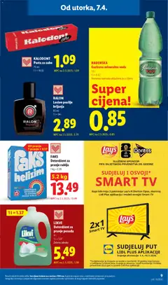 RADENSKA Gazirana mineralna voda, Gazirana mineralna voda 1.5 l - Pregled kataloga iz trgovine Lidl, vrijedi od 07.04.2026 | Stranica: 9