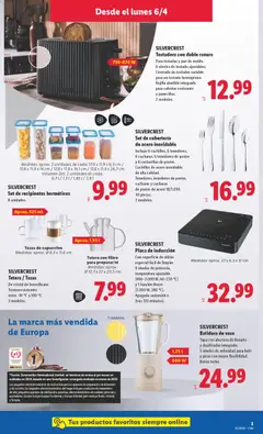 Vista previa SILVERCREST Tostadora con doble ranura, Para tostadas y pan de molde. 6 niveles de tostado ajustables. Centrado de tostadas variable para un tostado homogéneo. Rejilla abatible integrada para calentar croissants y panecillos. 2 modelos. válido desde el 06.04.2026 | Página: 7 | Productos: Tetera, Pan, Cocina, Tostadora