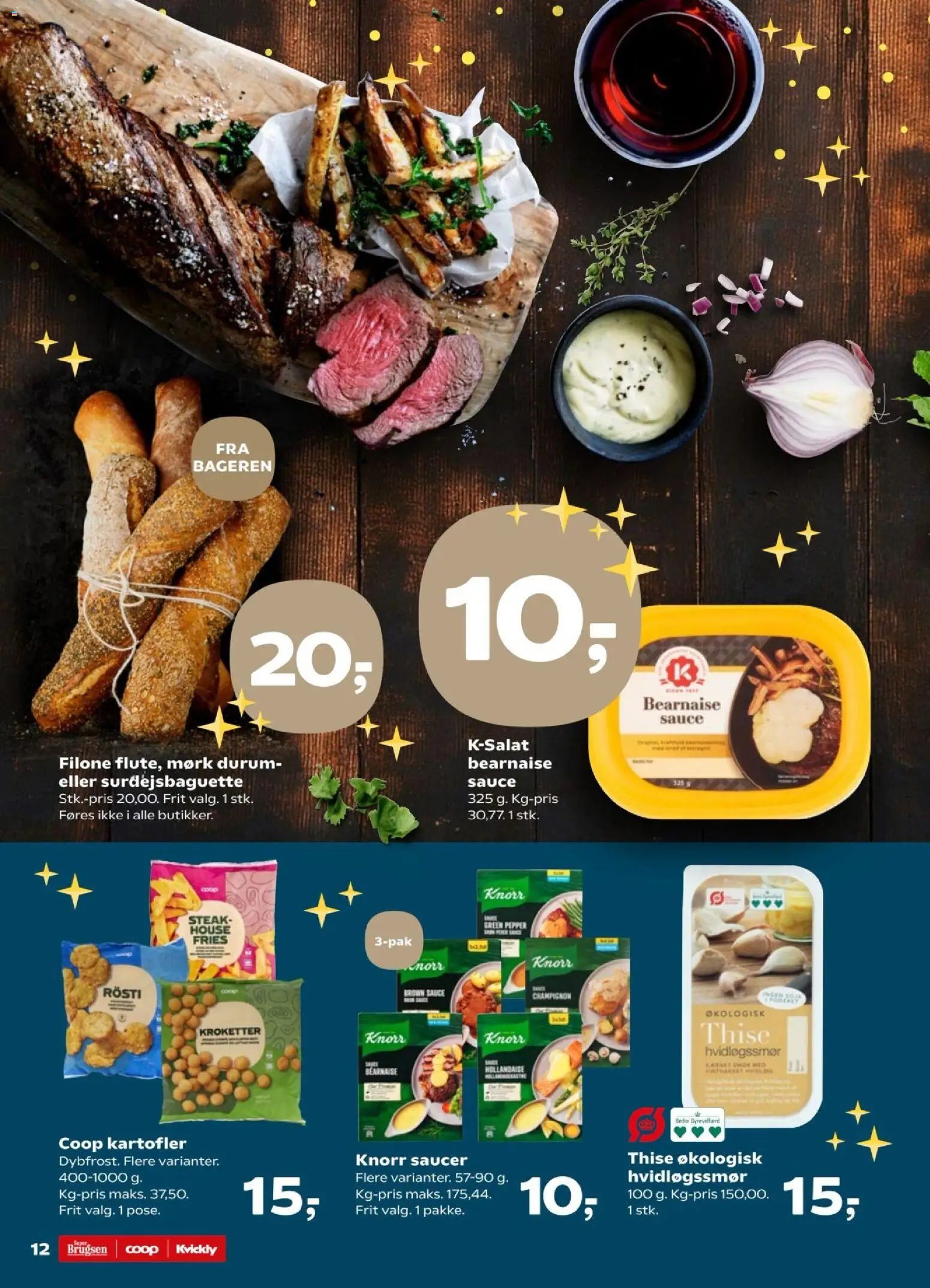 Super Brugsen tilbudsavis – gyldig fra 26.12.2025 | Side: 14 | Produkter: Champignon, Smør, Kartofler