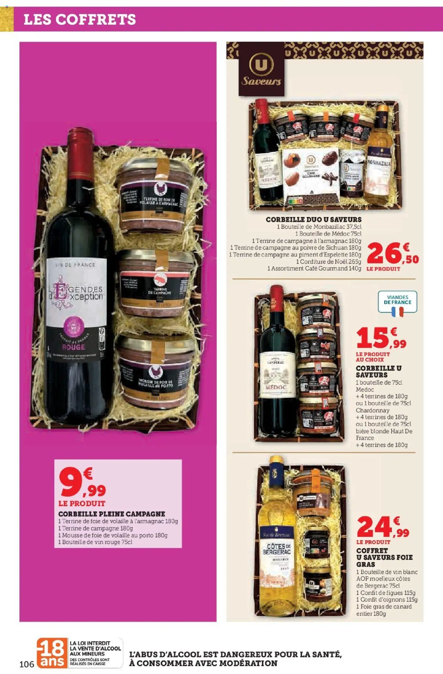 {H1} | Page: 106 | Produits: Foie Gras de Canard, Piment, Café, Vin