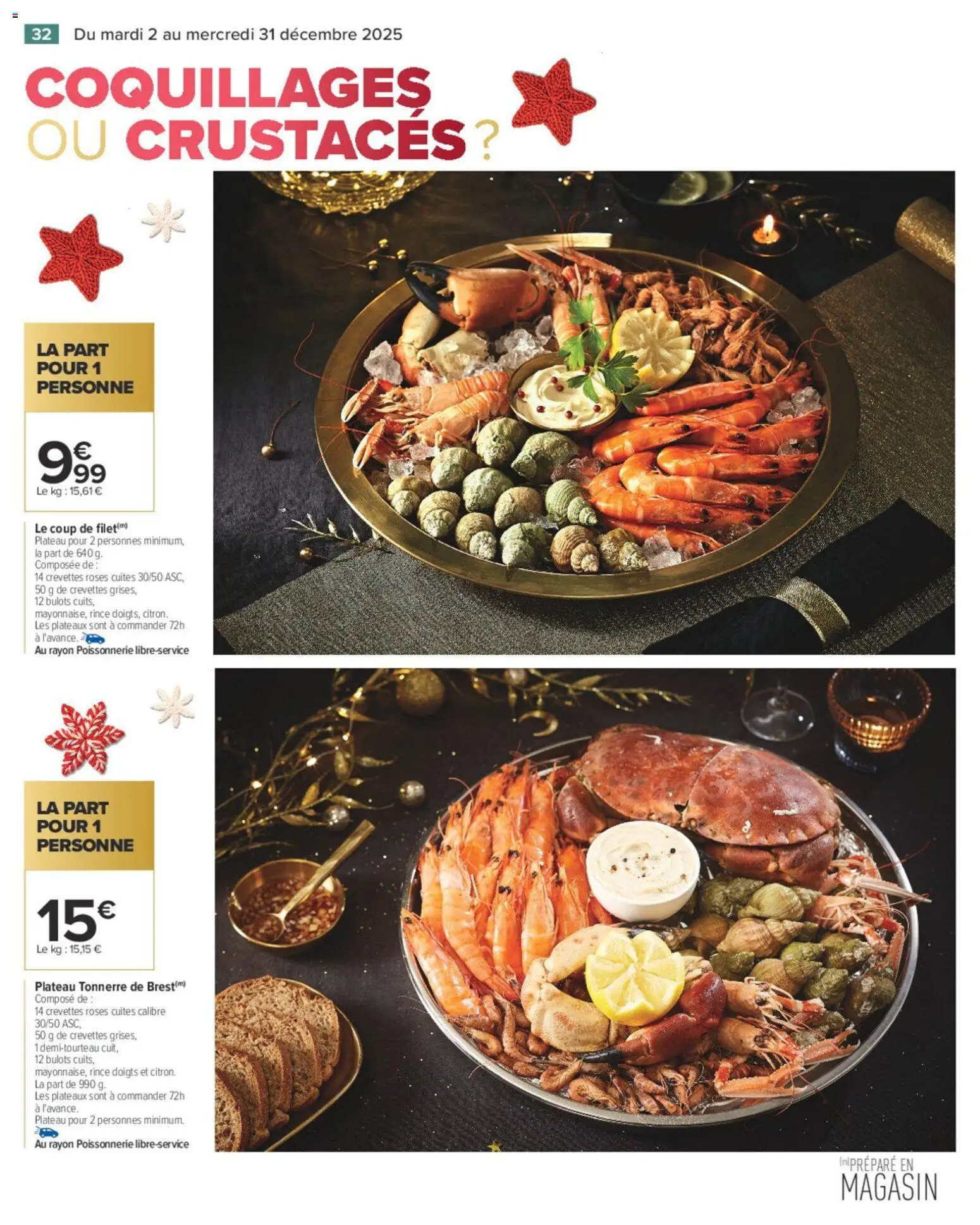 {H1} | Page: 32 | Produits: Plateau, Poissonnerie, Crevettes