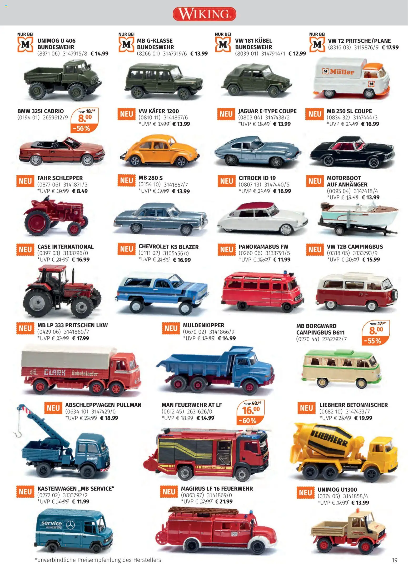 Müller Modell-Eisenbahn 2025 – gültig ab 27.10.2025 | Seite: 19 | Produkte: Blazer, Liebherr