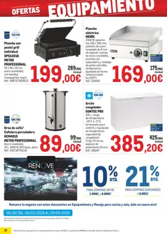 Vista previa Makro - Precios Norte II válido desde el 09.03.2026 | Página: 22 | Productos: Congelador, Cafetera, Plancha, Bandeja