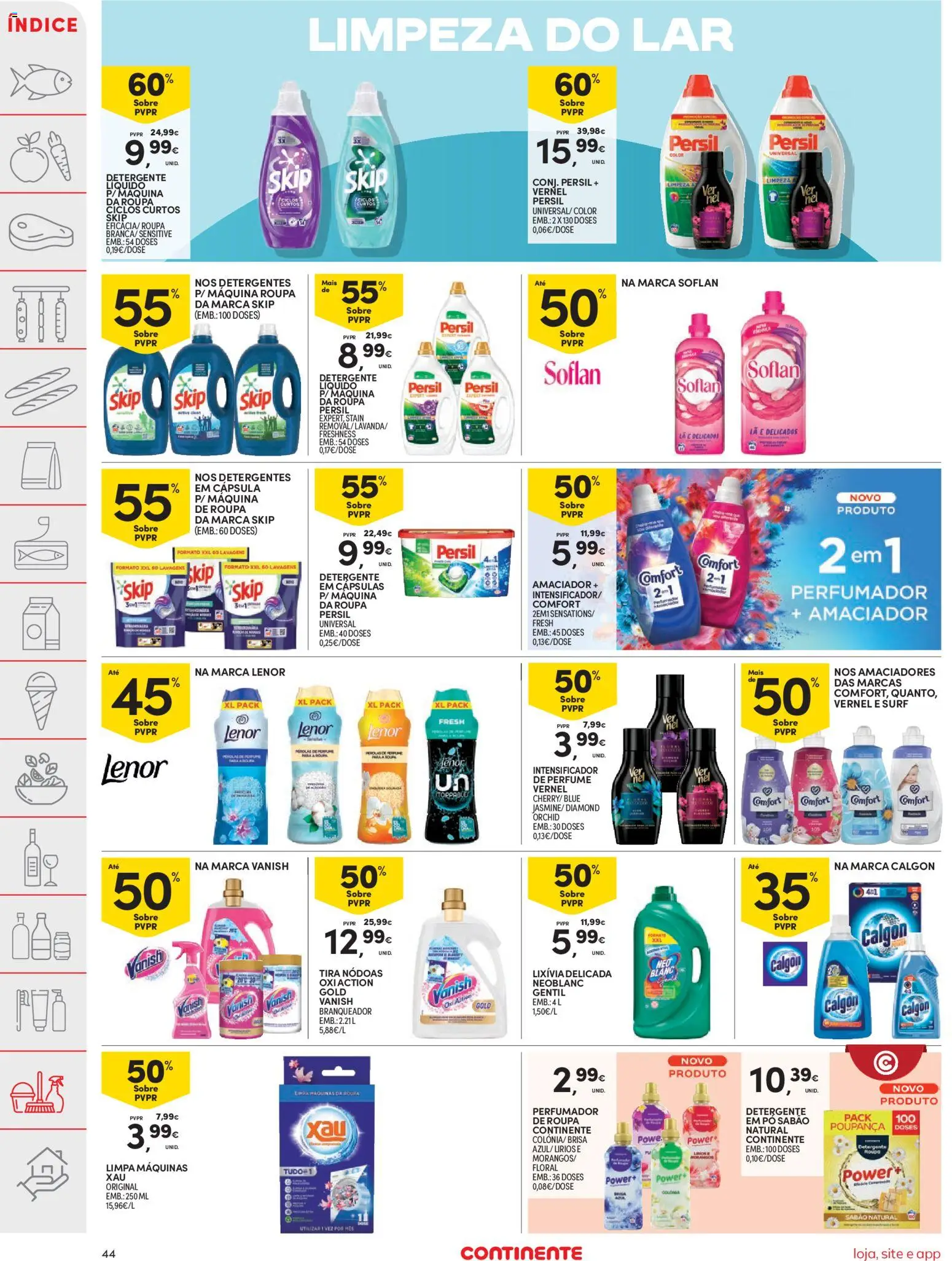 Continente folheto │ válido de 25.11.2025 | Página: 44 | Produtos: Perfume, Pó, Sabão, Morangos