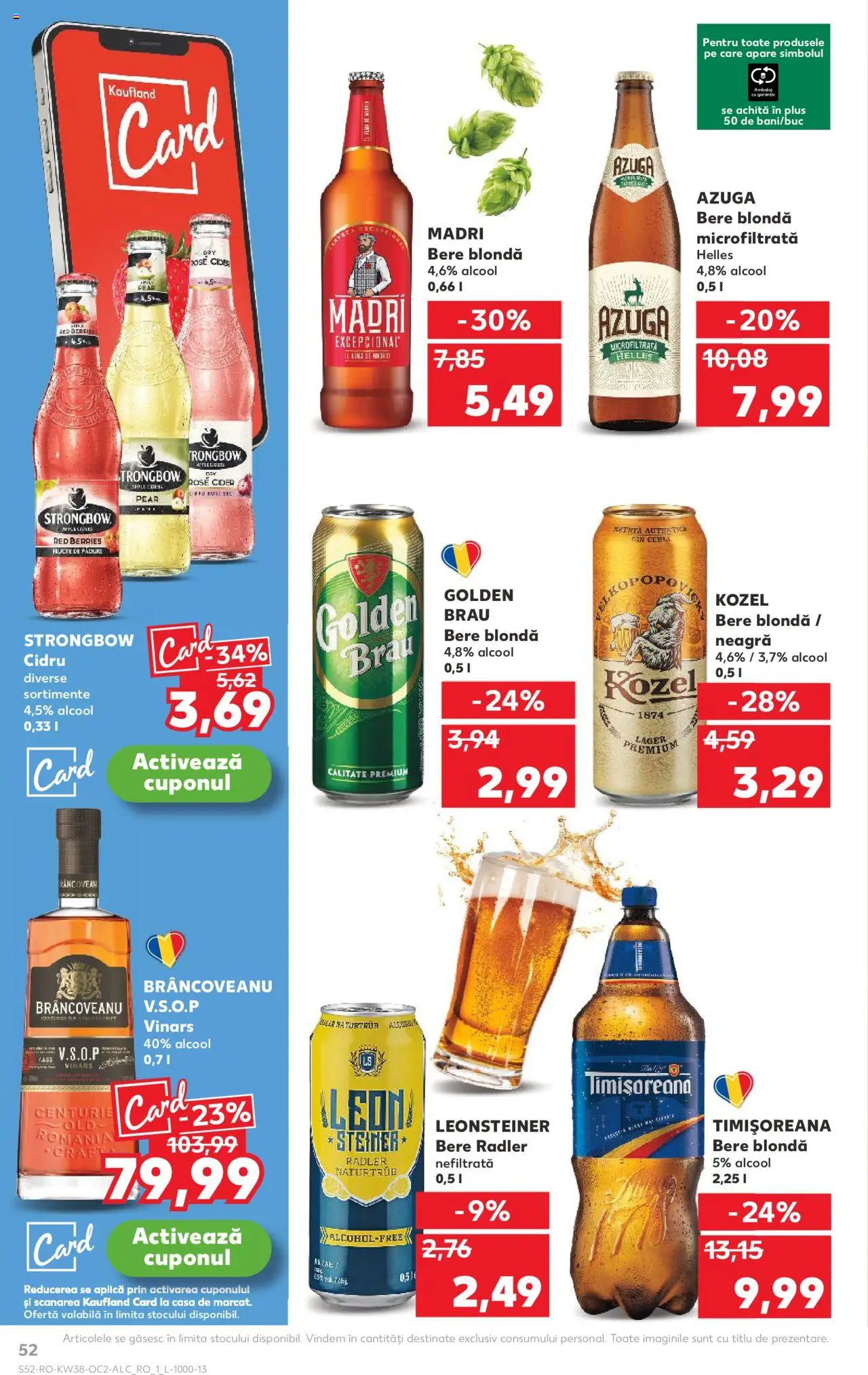 Noul catalog Kaufland – valabil de la 17.09.2025 | Pagină: 52 | Produse: Atıştırmalık, Apple, Bere, Fructe