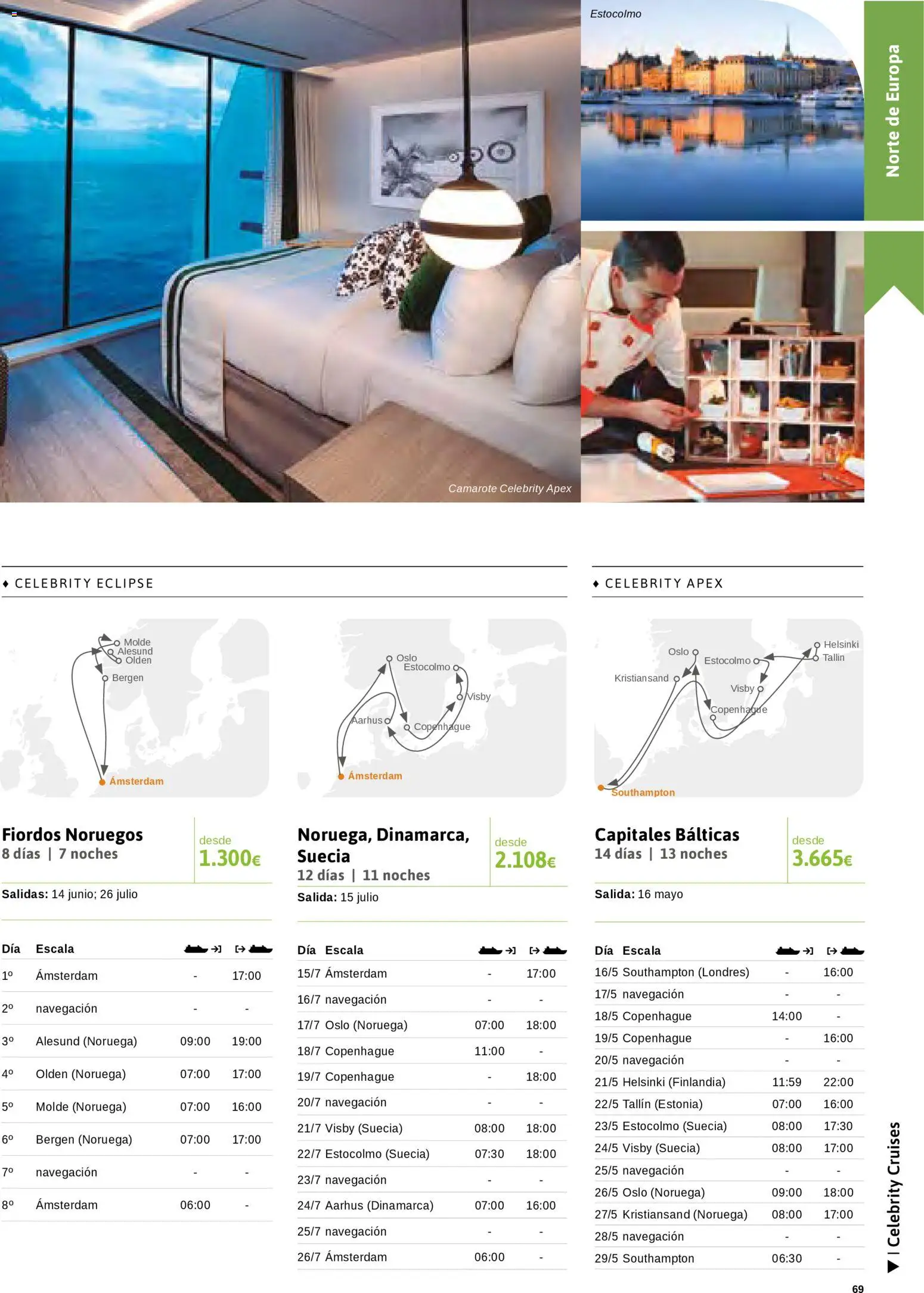 Viajes El Corte Inglés Cruceros marítimos │ válido desde el 01.01.2026 | Página: 70 | Productos: Navegación