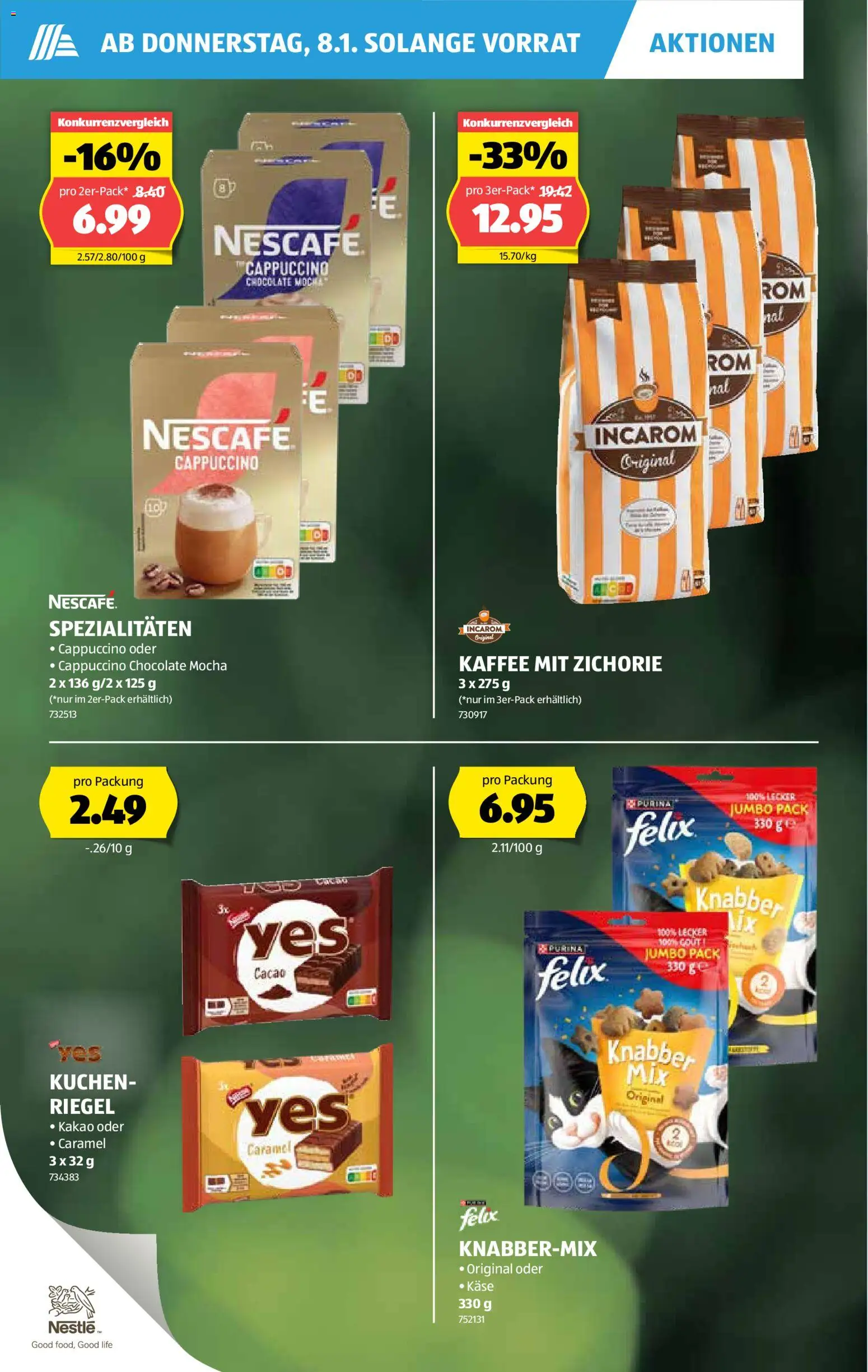 Aldi Aktionen – gültig ab 08.01.2026 | Seite: 11 | Produkte: Käse, Kaffee