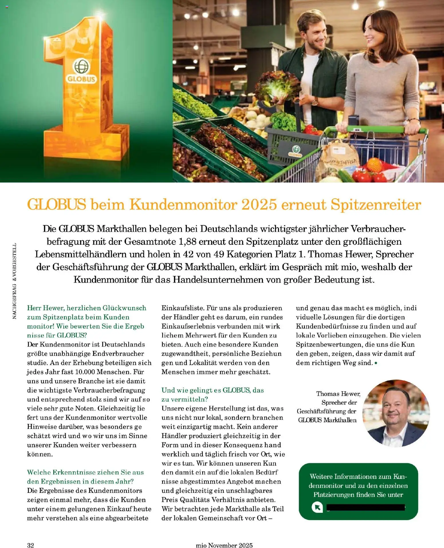 Globus Mio Magazin – gültig ab 01.11.2025 | Seite: 32 | Produkte: Monitor