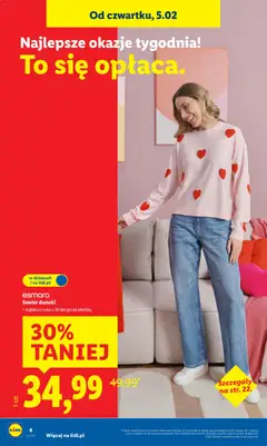 Pogląd oferty "esmara Sweter damski, Sweter damski" - ważna od 02.02.2026 | Strona: 4 | Produkty: Sweter