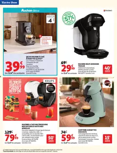 Auchan - Prévisualisation de Auchan - ElectroShow hypermarchés valide à partir de 03.02.2026 | Page: 6 | Produits: Cafetière, Dolce Gusto, Krups, Tasses