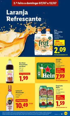 Lidl folheto │ válido de 07.07.2025 | Página: 19 | Produtos: Agua, Cachaça, Cerveja, Água com gás