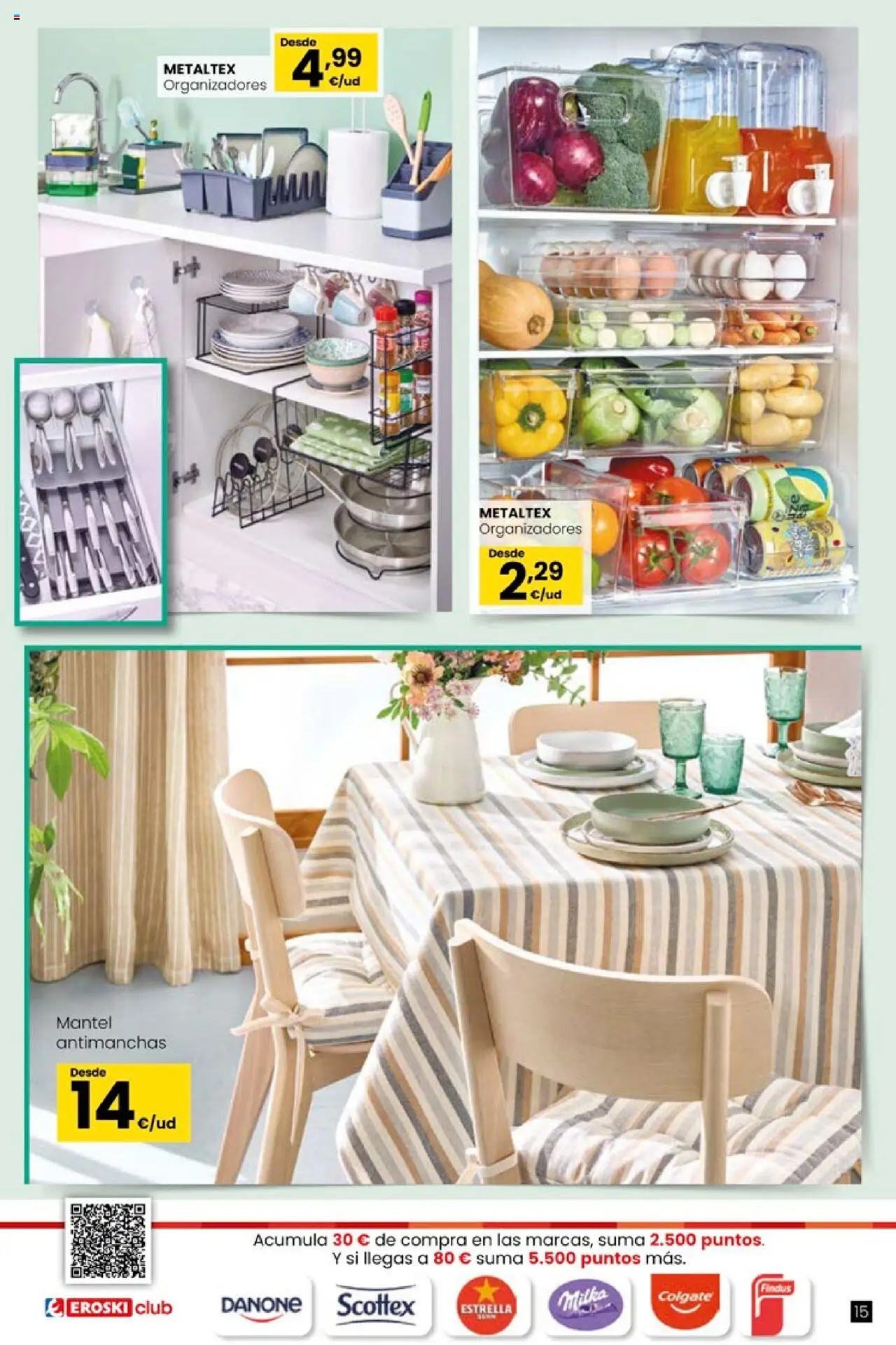 Eroski - Oh! Qué chef │ válido desde el 09.10.2025 | Página: 15 | Productos: Mantel