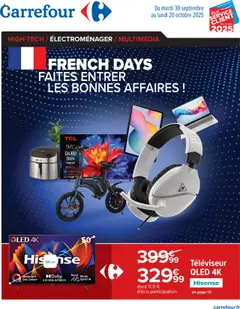 Carrefour - Prévisualisation de Carrefour catalogue french days faites entrer les bonnes affaires ! valide à partir de 30.09.2025