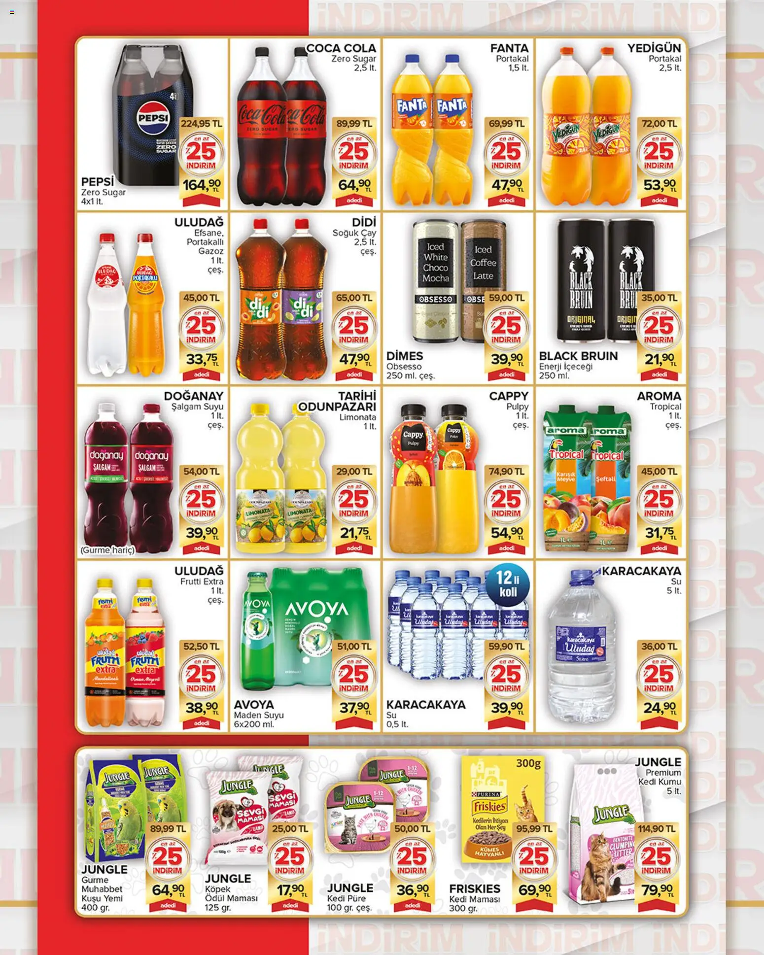 Seyhanlar Market Katalog - 25.04.2026 tarihinden itibaren geçerlidir | Sayfa: 5 | Ürünler: Limonata, Portakal, Meyve, Maden suyu