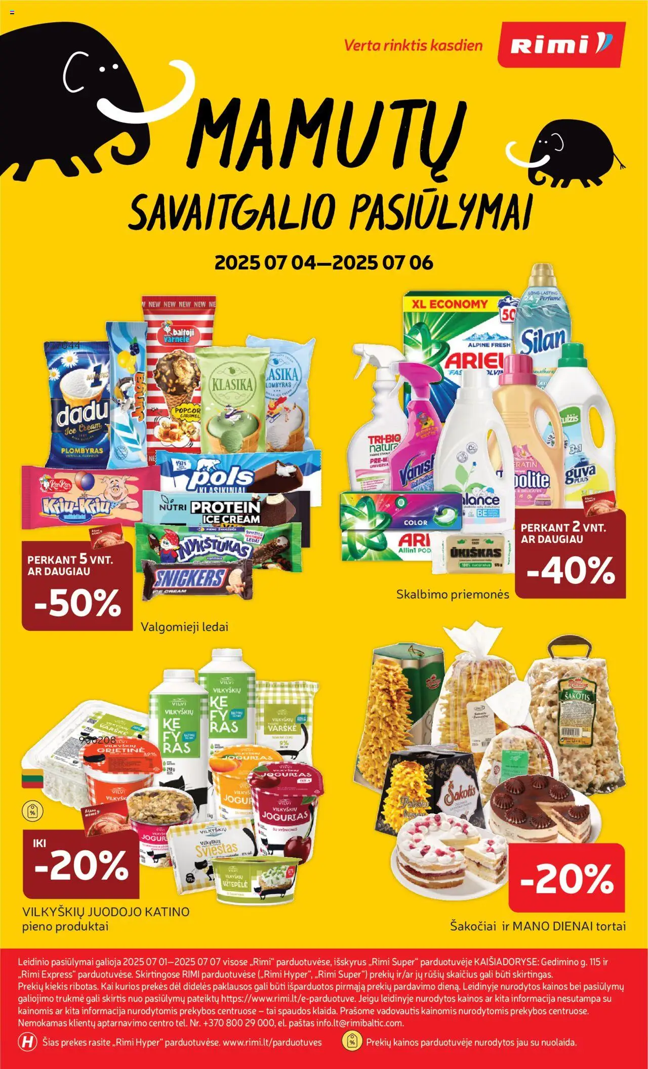 Rimi leidinys│galioja nuo 01.07.2025 | Puslapis: 39 | Prekių: Ledai, Jogurtas, Valgomieji ledai, Grietinė