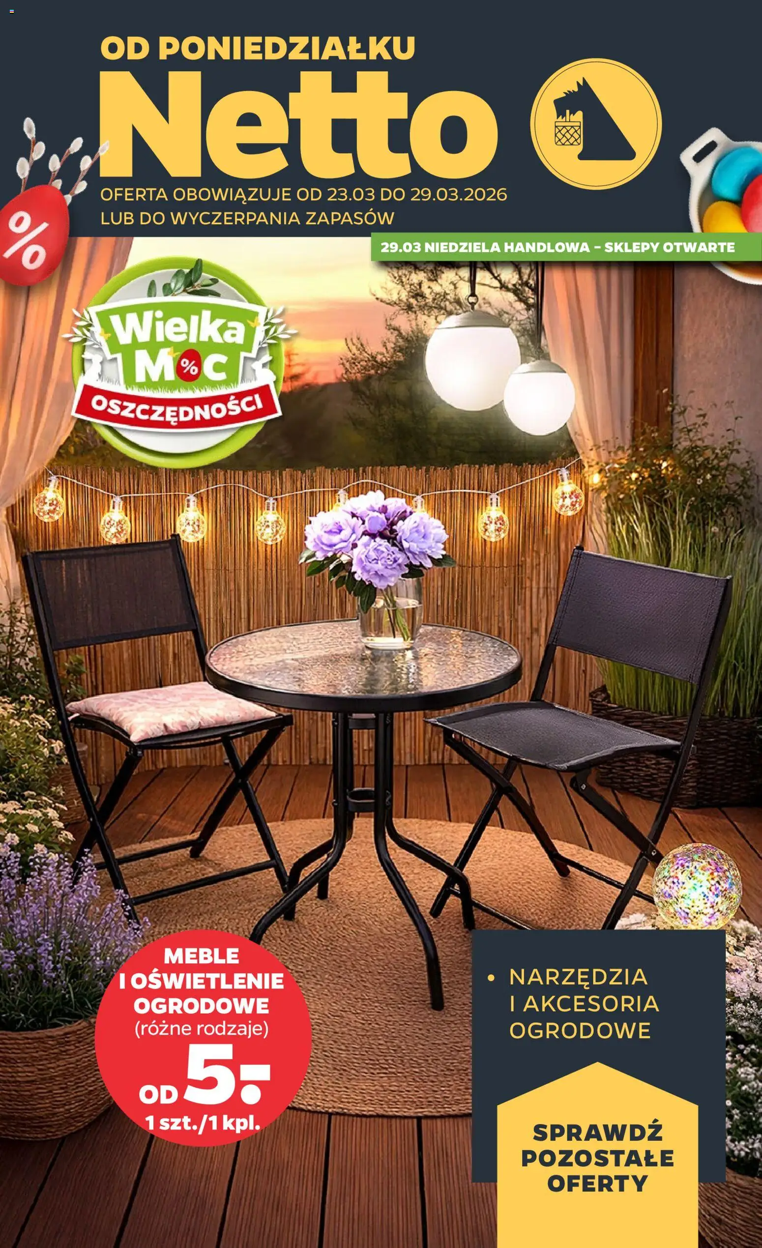 Netto gazetka od poniedziałku NonFood od 23.03.2026 | Strona: 1