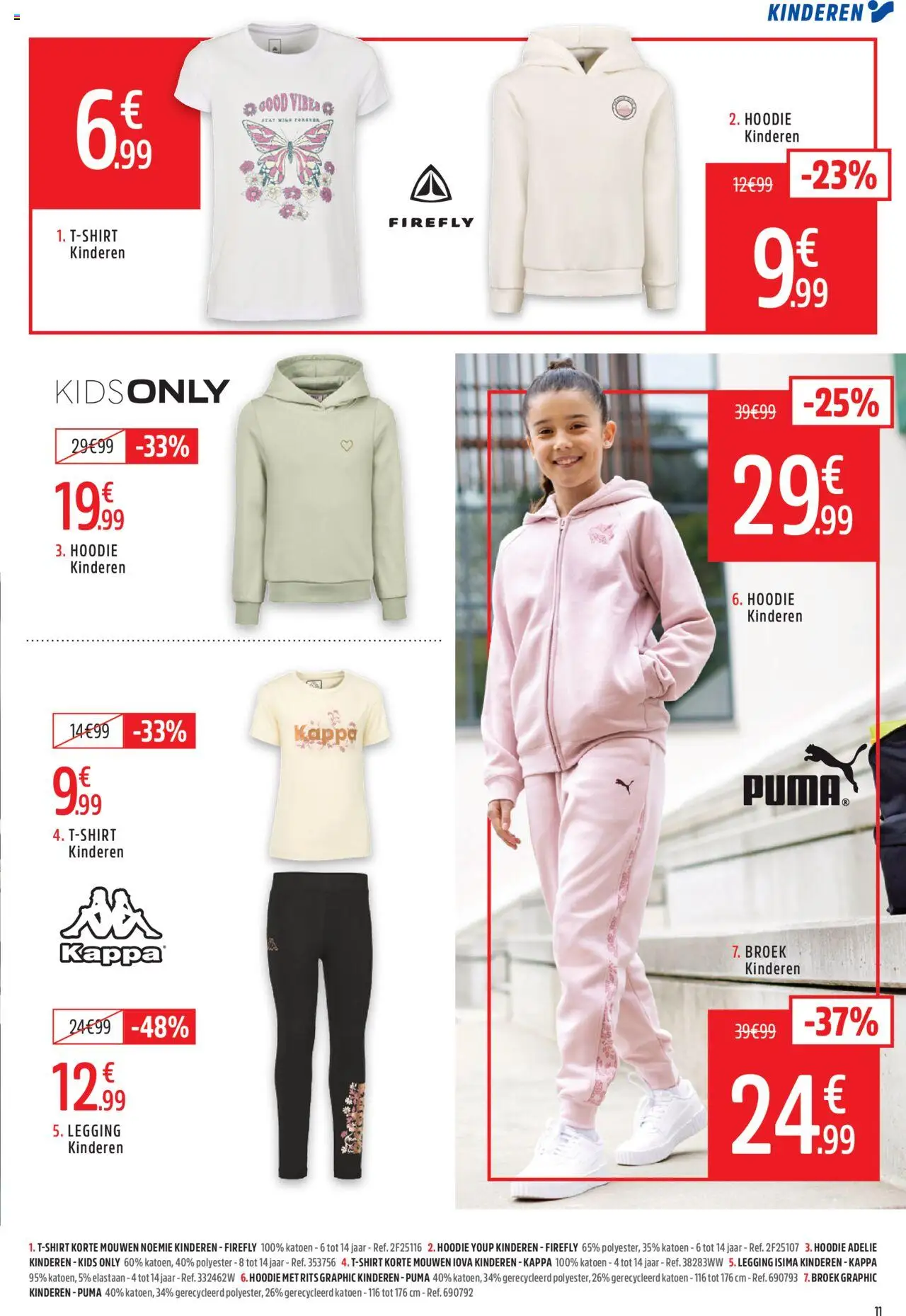  | Pagina: 11 | Producten: Hoodie, Broek, Legging