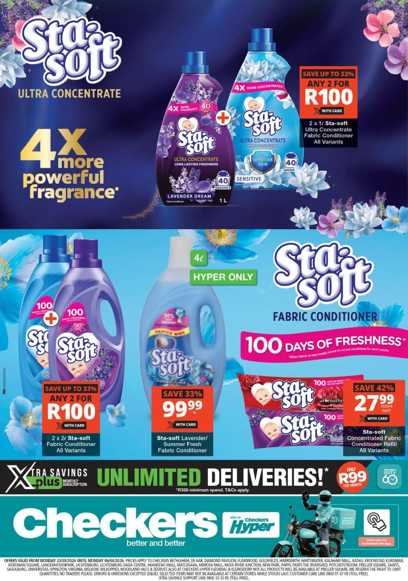 New Checkers catalogue – valid from 23.03.2026 | Page: 1 | Products: Fragrance, Conditioner