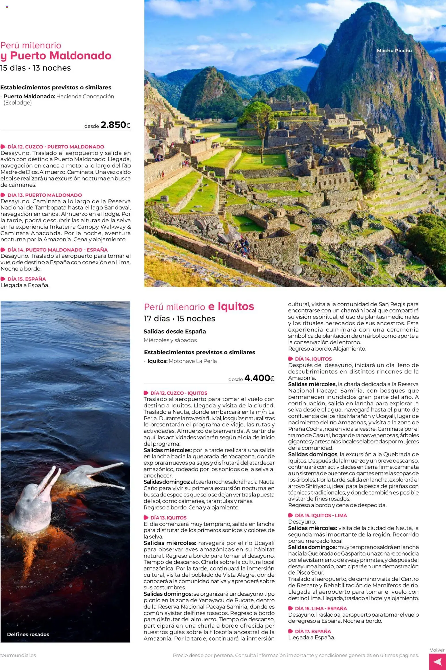 Viajes El Corte Inglés Centroamérica y Sudamérica │ válido desde el 01.01.2026 | Página: 54 | Productos: Lima, Navegación