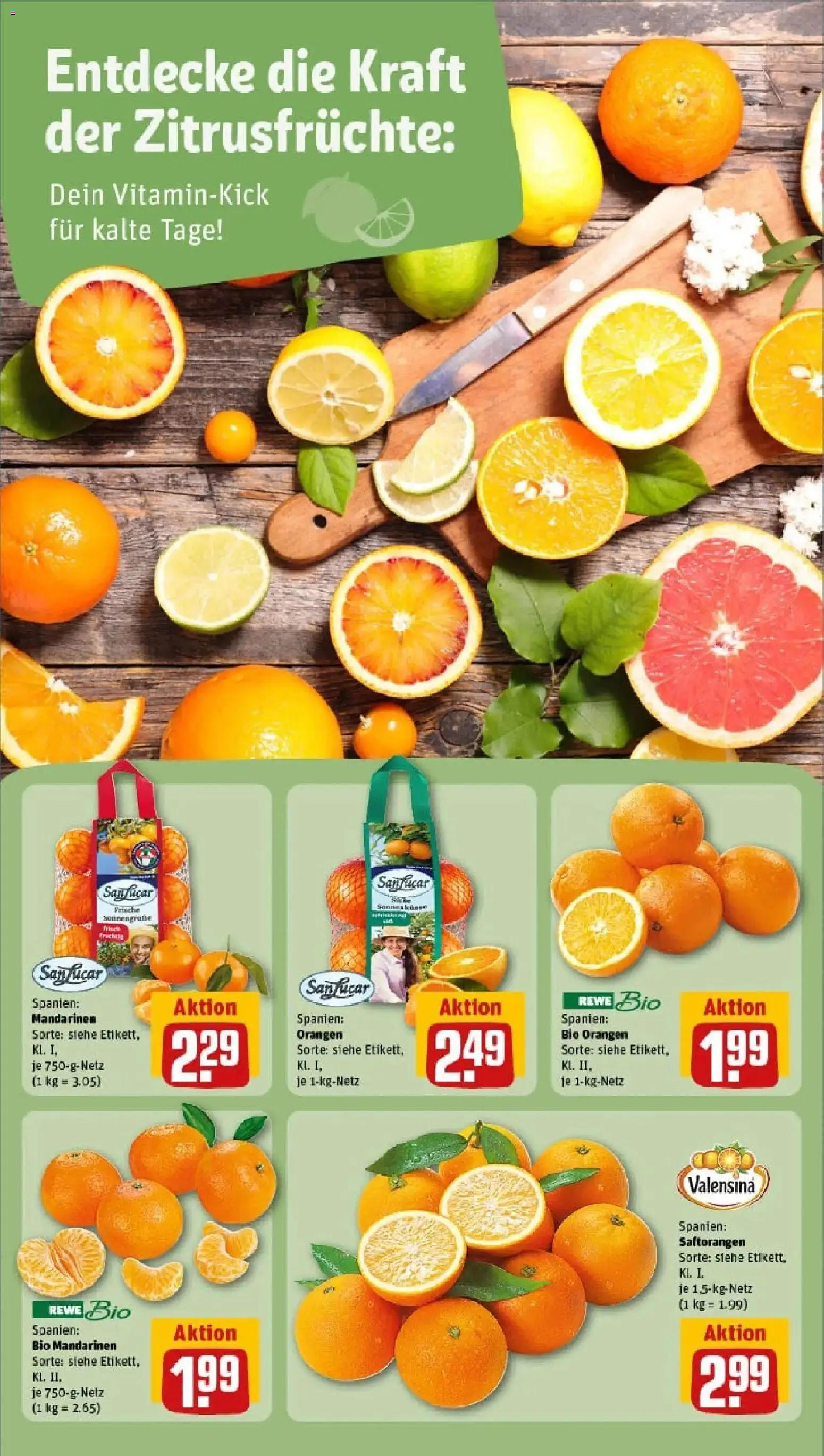 Rewe prospekt Fellbach	 – gültig ab 11.01.2026 | Seite: 8 | Produkte: Mandarinen, Orangen, Valensina