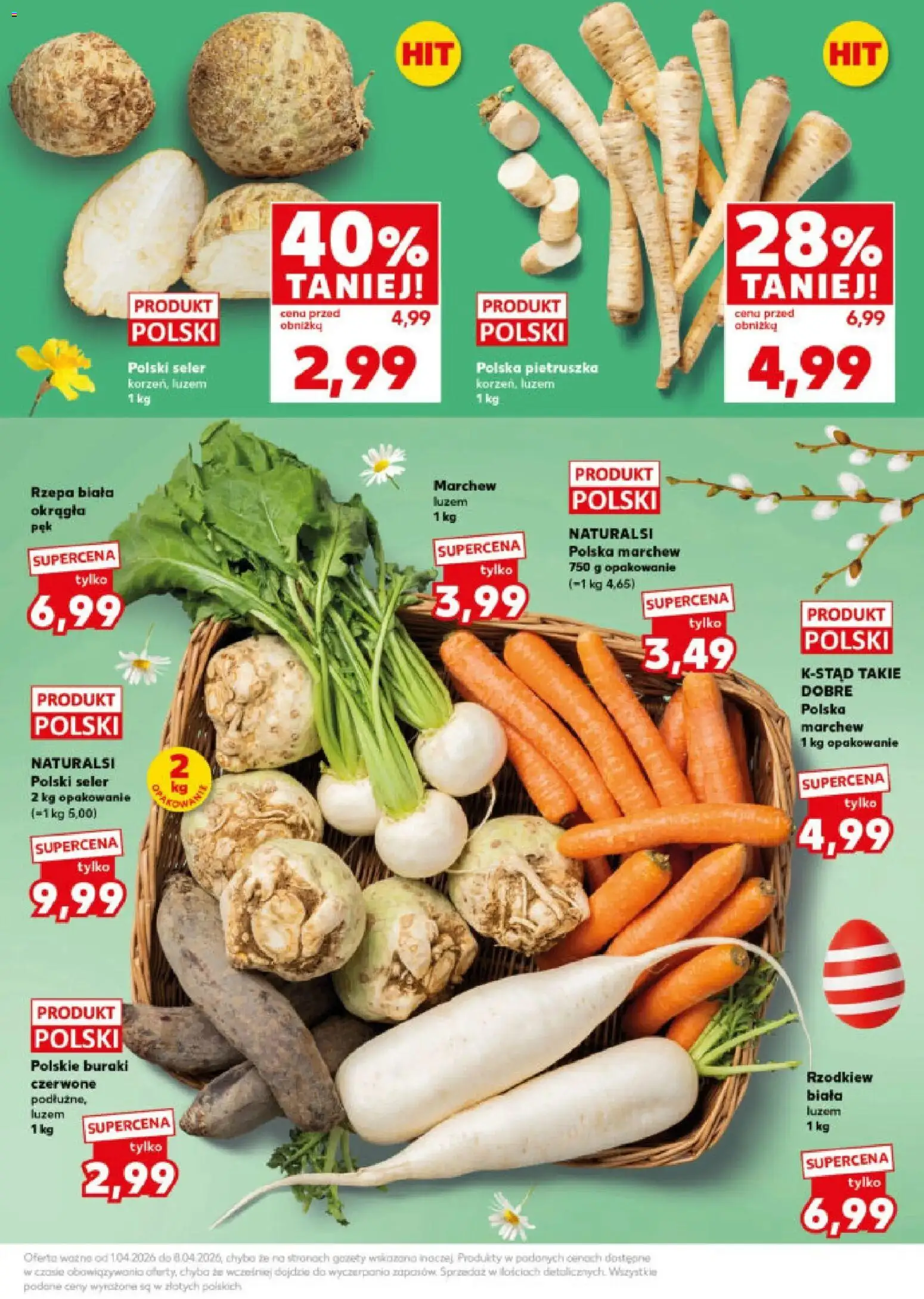 Kaufland gazetka - Mocny start od 07.04.2026 | Strona: 17 | Produkty: Pietruszka, Buraki