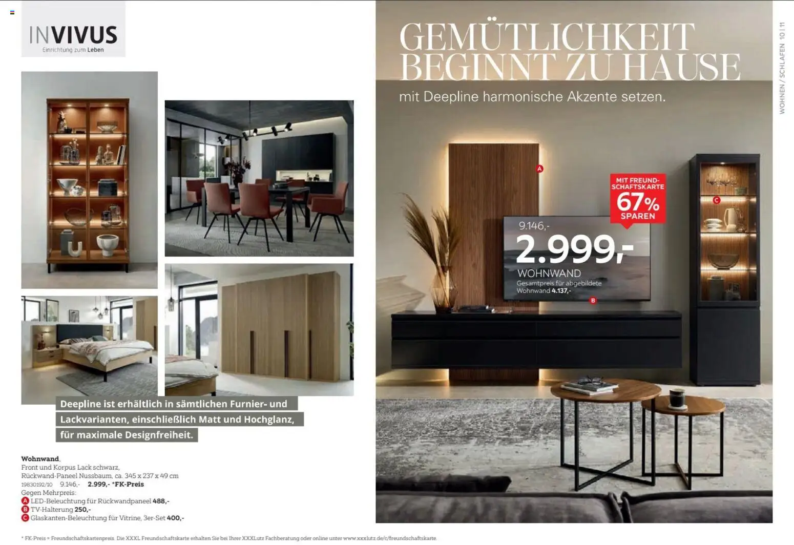 XXXL Lutz - Invivus Spezial – gültig ab 04.01.2026 | Seite: 10 | Produkte: Wohnwand