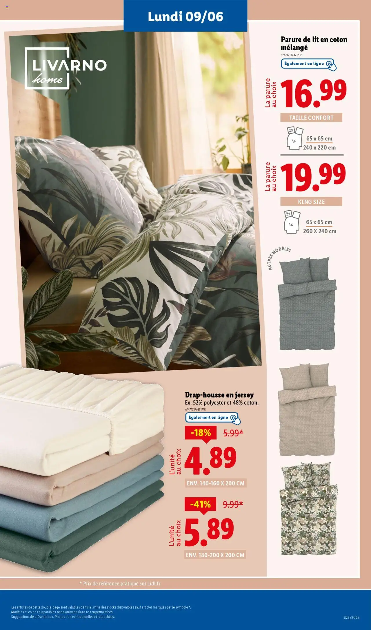  | Page: 23 | Produits: Coton, Parure de lit, Lit