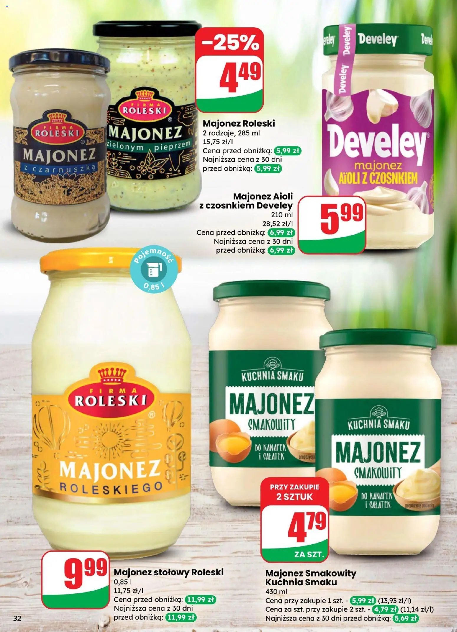 Dino gazetka od 25.03.2026 | Strona: 32 | Produkty: Czarnuszka, Majonez