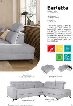 Pogląd oferty "Black Red White Gazetka - Katalog mebli wypoczynkowych Batani" - ważna od 31.05.2024 | Strona: 45 | Produkty: Pościel, Koce