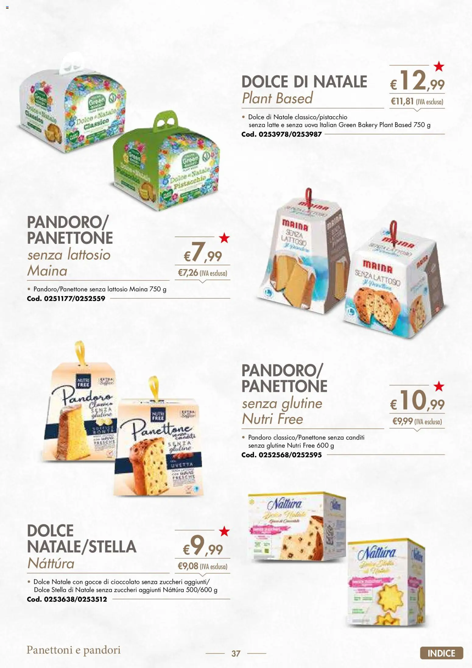 Volantino Italmark del 10.11.2025 | Pagina: 39 | Prodotti: Uova, Cioccolato, Latte, Pandoro