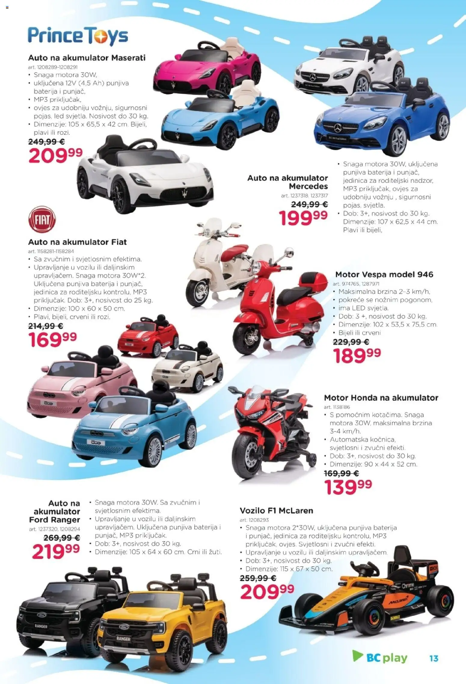 Baby Center katalog | vrijedi od 19.03.2026 | Stranica: 13 | Proizvodi: Baterija, MP3