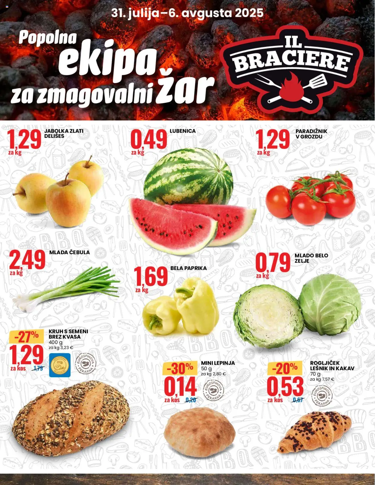 Eurospin - Velenje │ velja od 31.07.2025 | Stran: 2 | Izdelki: Lubenica, Lepinja, Zar, Kruh