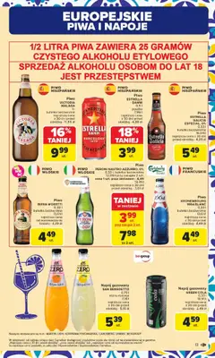 Carrefour Gazetka - Kuchnia śródziemnomorska od 21.07.2025 | Strona: 13 | Produkty: Napoje, Por, Piwo